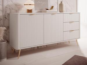 Mobistoxx Dressoir LANOPI 2 deuren 3 lades beige