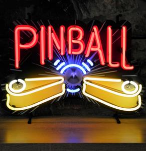 Fiftiesstore Pinball Neon Verlichting 62 x 42 cm