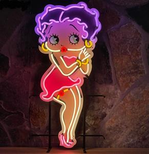 Fiftiesstore Betty Boop Neon Verlichting Lamp 54 x 106 cm