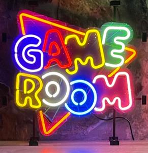 Fiftiesstore Game Room Neon 60 x 60 cm
