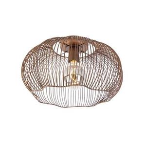 QAZQA Industrielle Deckenlampe Kupfer 40 cm - Finn