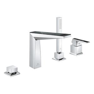 Grohe Allure brilliant private collection badrandcombinatie 4-gats vanilla noir 29527000