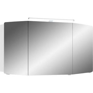 Saphir Spiegelkast Cassca Sprint badkamermeubel, 3 spiegeldeuren, 6 legplanken, 120 cm breed