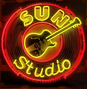Fiftiesstore Sun Studio Neon Verlichting XL 100 x 100 cm