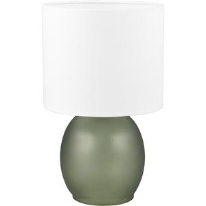 BES LED LED Tafellamp - Tafelverlichting - Trion Alev - E14 Fitting - Rond - Groen - Glas