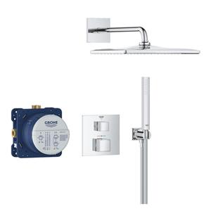 Grohe Grohtherm Cube Perfect Douscheset - inbouw thermostaat - hoofddoucheset - 31cm - chroom 34868000