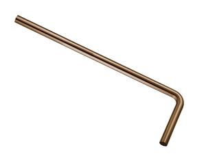 Mueller vloerbuis 75x22x3.2cm geborsteld brons