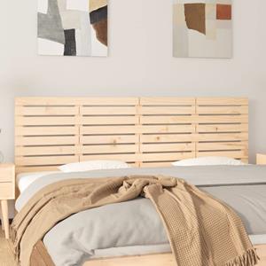 VidaXL Hoofdbord wandmontage 186x3x63 cm massief grenenhout