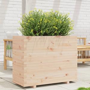 VidaXL Plantenbak 90x40x72,5 cm massief grenenhout