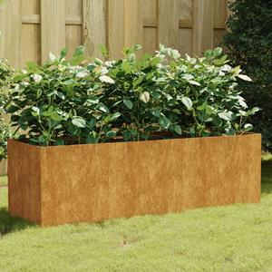 VidaXL Plantenbak verhoogd 120x40x40 cm cortenstaal