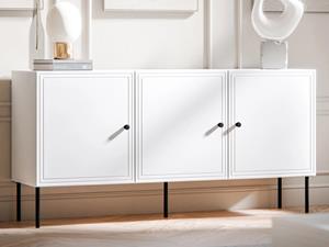 Mobistoxx Dressoir GUDRUN 3 deuren wit