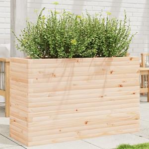 VidaXL Plantenbak 110x40x68,5 cm massief grenenhout