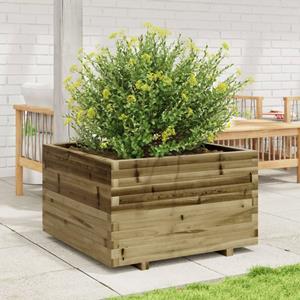 VidaXL Plantenbak 80x80x49,5 cm geïmpregneerd grenenhout