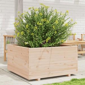 VidaXL Plantenbak 90x90x49,5 cm massief grenenhout