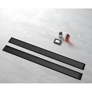 FortiFura Galeria omkeerbaar rooster - 50cm - zwart mat A02S-50-zwartmat