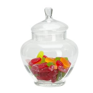 Excellent Houseware Snoeppot/voorraadpot Sweets - 5000 ml - glas - met luchtdichte deksel - D21 x H28 cm -