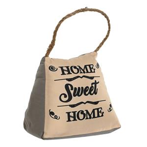 Items Deurstopper Lofty - 1 kilo - jute/grijs - polyester en zand - 17 x 15 cm - Home Sweet Home -