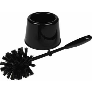 Benson Wc Borstel - met houder - zwart - kunststof - toiletborstel -
