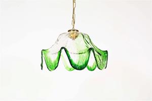 Whoppah Vintage Italian pendant lamp Glass/Brass - Tweedehands