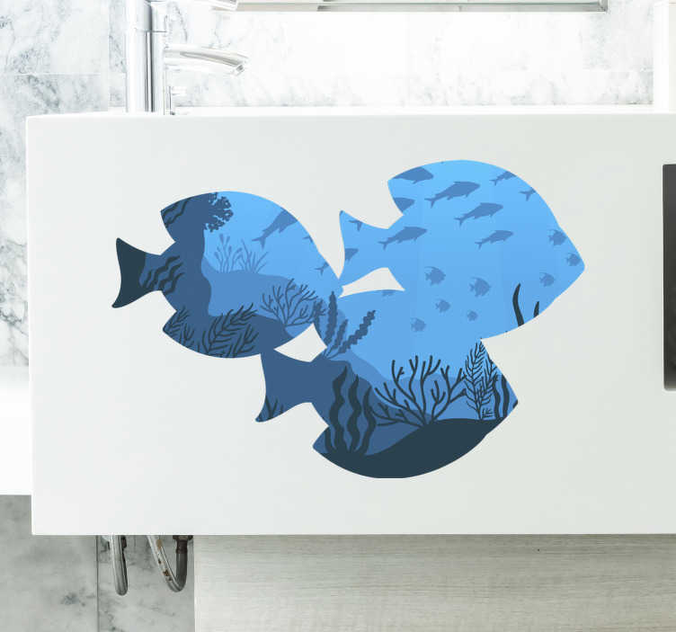 Tenstickers Stickers vissen Aquariumvissen