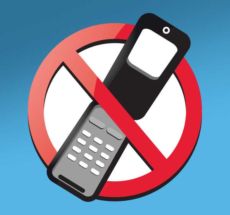 Tenstickers Sticker telefoon GSM gebruik verboden