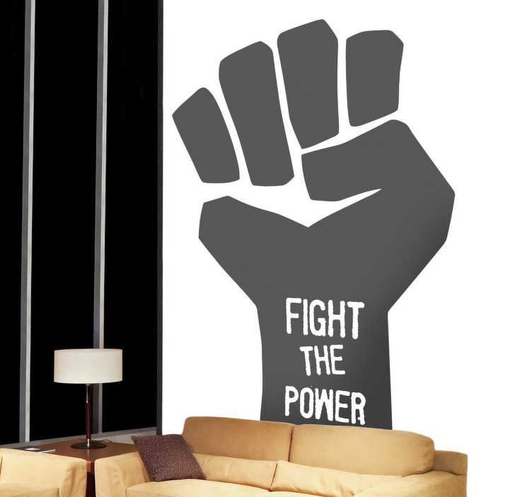 Tenstickers Sticker fight the power