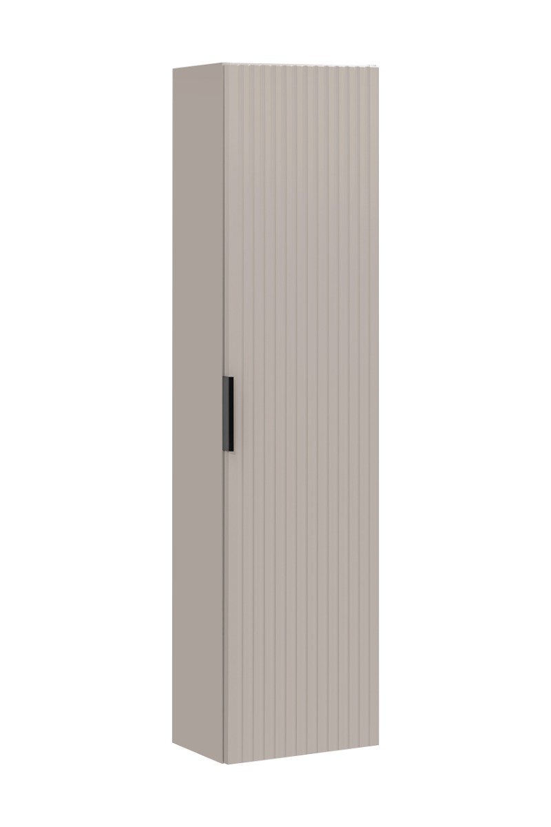 Comad Adele Cashmere kolomkast met ribbelfront 35x25x140cm taupe
