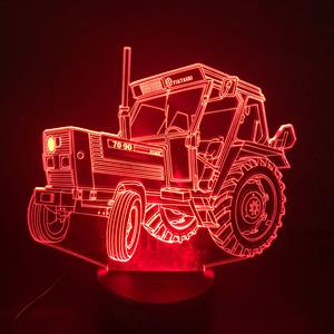 Ontwerp-zelf 3D LED LAMP - TRACTOR FIAT