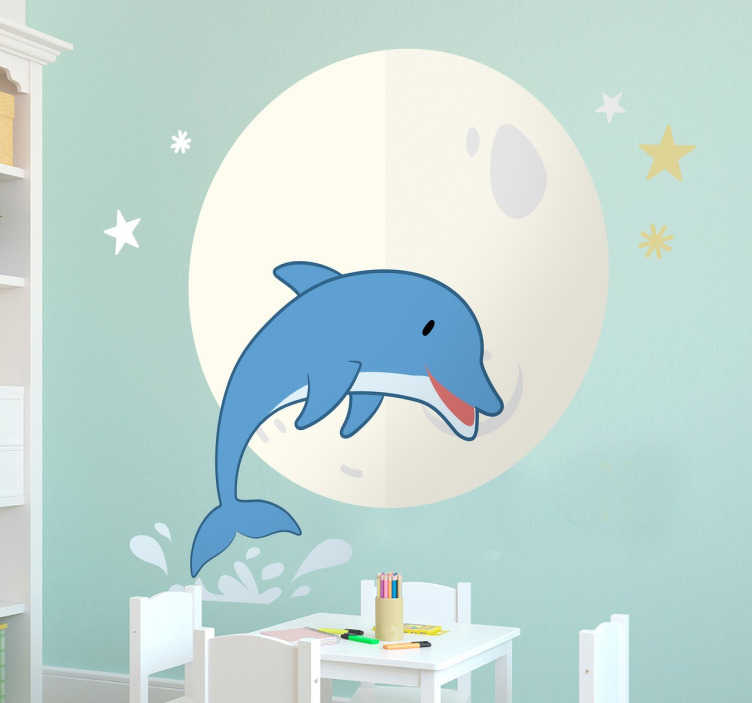 Tenstickers Sticker sterren dolfijnen