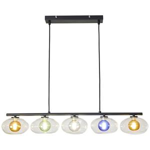 ECO-Light URANUS 9460 S-5 COL Hanglamp G9 Bont, Amber, Groen, Smoke, Blauw