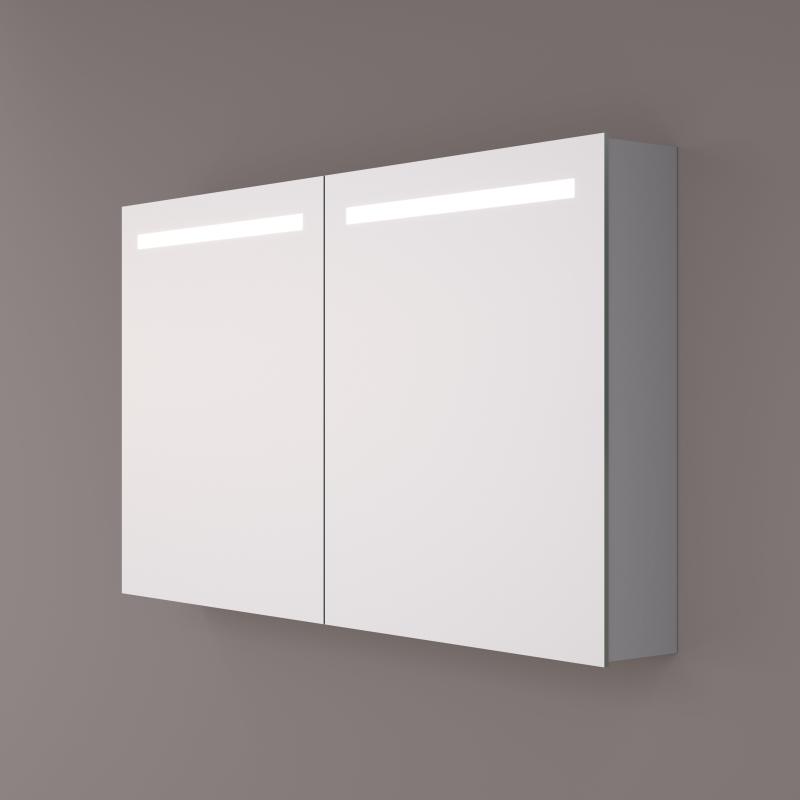 HIPP design 51000 spiegelkast met LED en spiegelverwarming 120x70x14cm