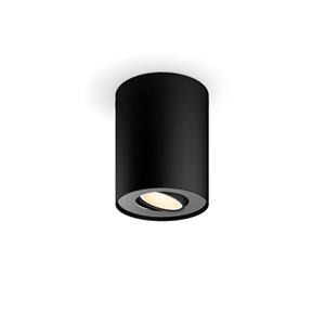 Philips Hue Opbouwspot Pillar Zwart Gu10 5w