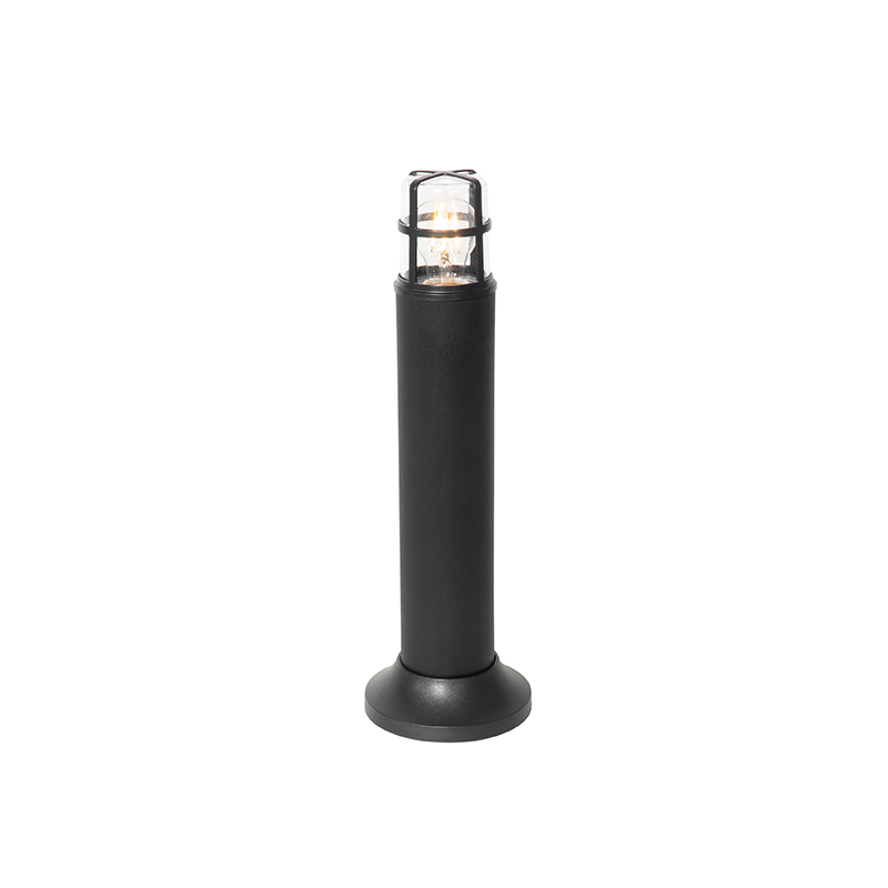 QAZQA Moderne staande buitenlamp zwart IP54 50 cm - Kiki