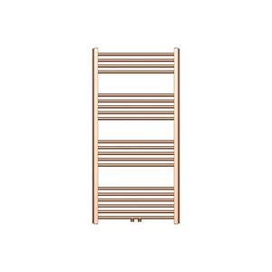 SaniGoods Base handdoek radiator 120x60cm 414 watt MO aansluiting geborsteld koper