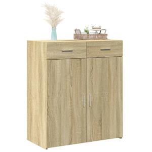 vidaXL Dressoir 80x42,5x93 cm bewerkt hout sonoma eikenkleurig