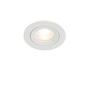 QAZQA Moderne inbouwspot wit rond IP44 - Xena Round