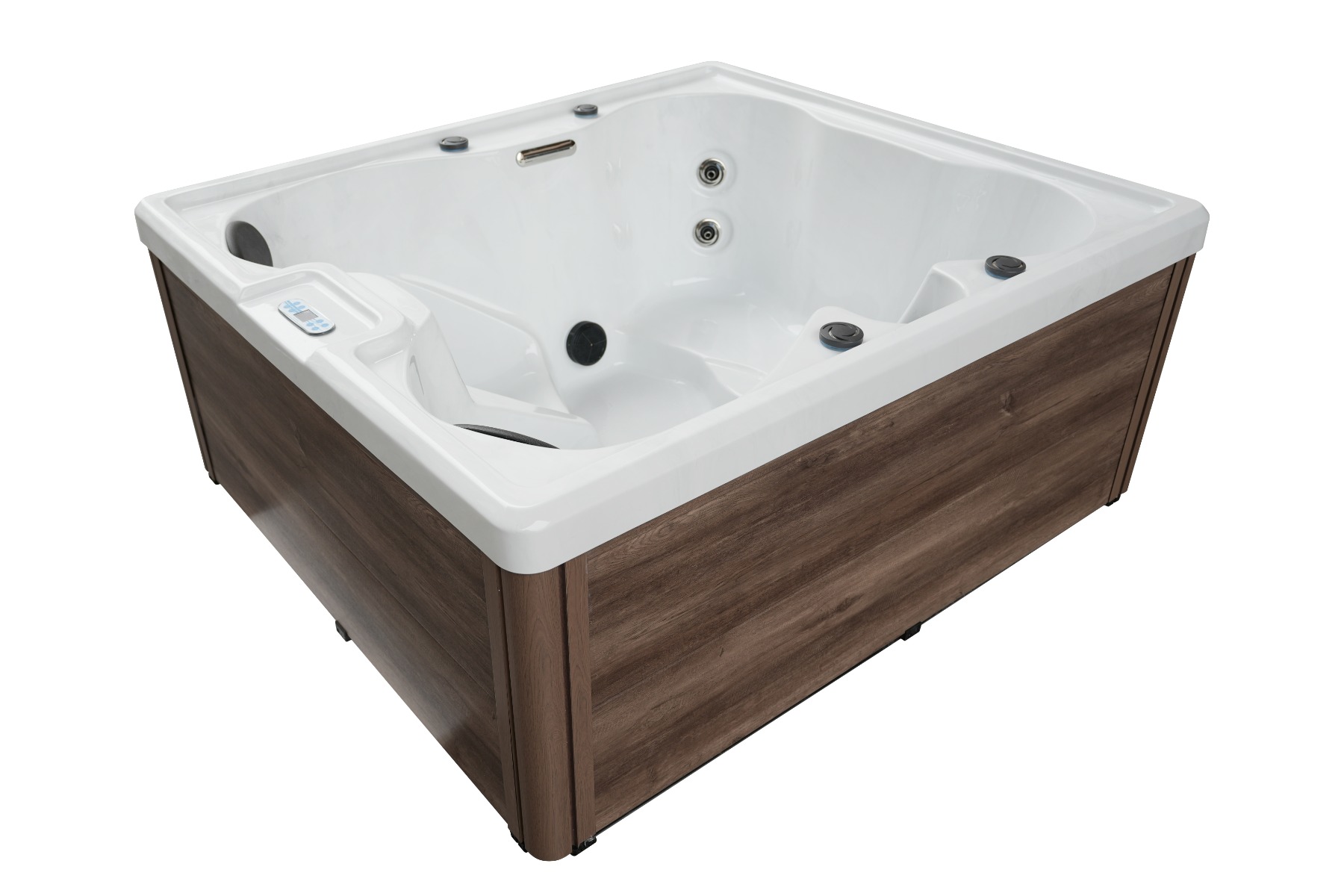 Badstuber Palermo outdoor whirlpool 4-persoons wit