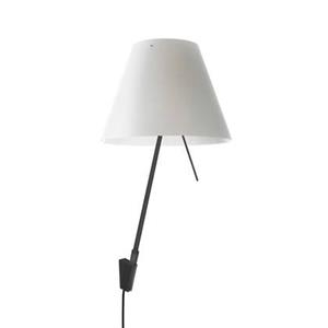 Luceplan Costanzina wandlamp zwart|wit