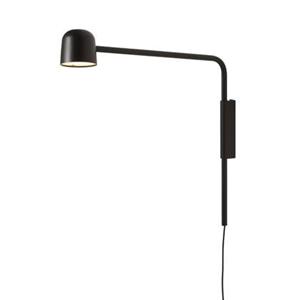 FRANDSEN LED-Wandlampe Satellite, schwarz, Ausladung 47 cm