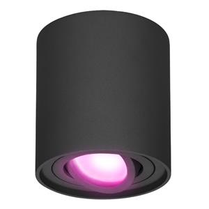 Hofronic Smart WiFi LED Opbouwspot plafond Ray zwart RGBWW incl. GU10 IP20 kantelbaar