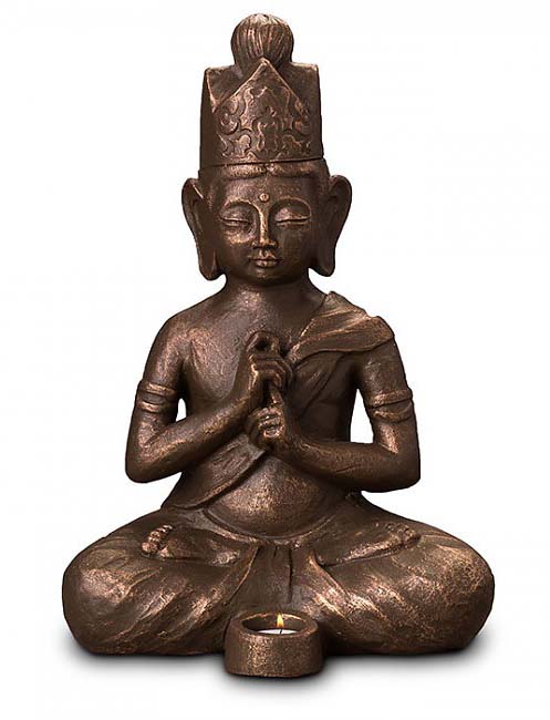 Urnwebshop Kunst Asbeeld Verlichte Dai Nichi Boeddha (3.5 liter)