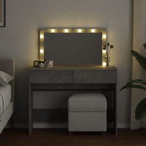 vidaXL Kaptafel met LED-verlichting 100x40x120 cm betongrijs