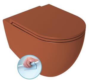 Sapho Infinity randloos toilet 53x36.5cm terracotta