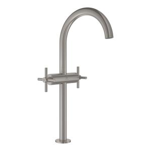 Grohe Atrio XL-size wastafelmengkraan push open supersteel 21149DC0