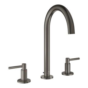 Grohe Atrio M-size 3-gats wastafelkraan hard graphite geb. 20649AL0