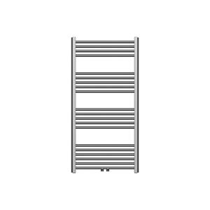 Belrad Handdoekradiator - middenaansluiting - 1200X600mm - 414 Watt - GunMetal BWGM1200600