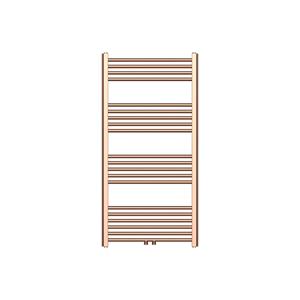 Belrad Handdoekradiator - middenaansluiting - 1200X600mm - 414Watt - Copper BWCO1200600