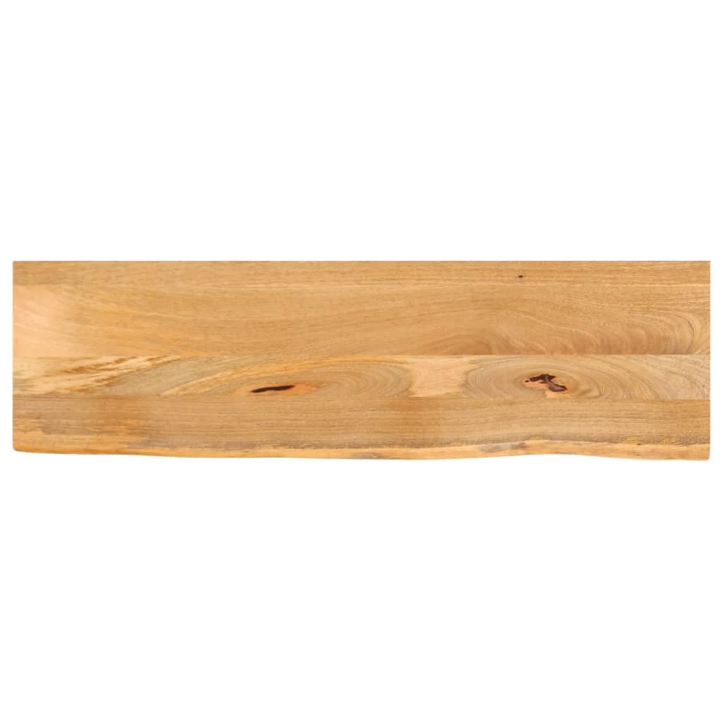 VidaXL Tafelblad met natuurlijke rand 100x20x3,8 cm massief mangohout