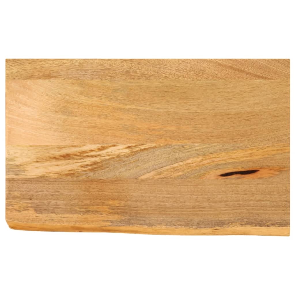 VidaXL Tafelblad met natuurlijke rand 50x40x3,8 cm massief mangohout