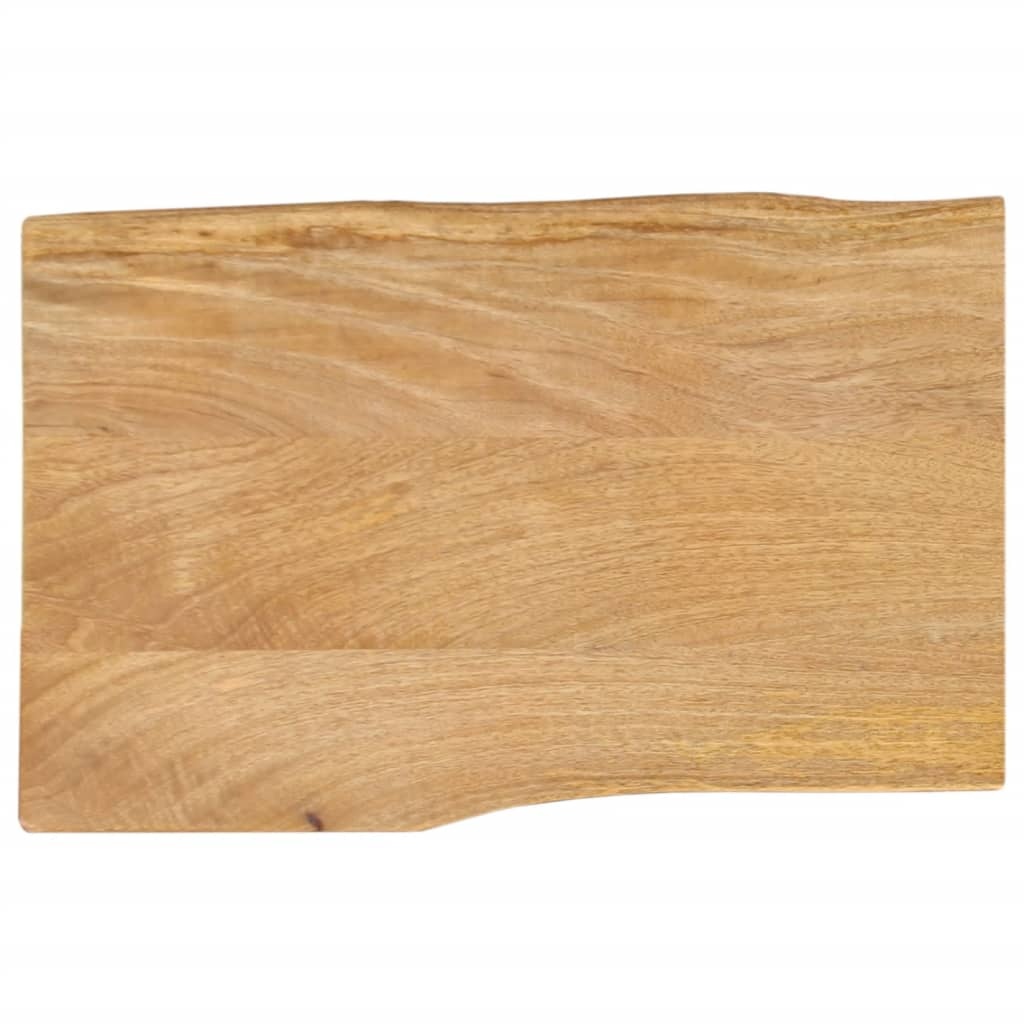 VidaXL Tafelblad met natuurlijke rand 50x40x3,8 cm massief mangohout